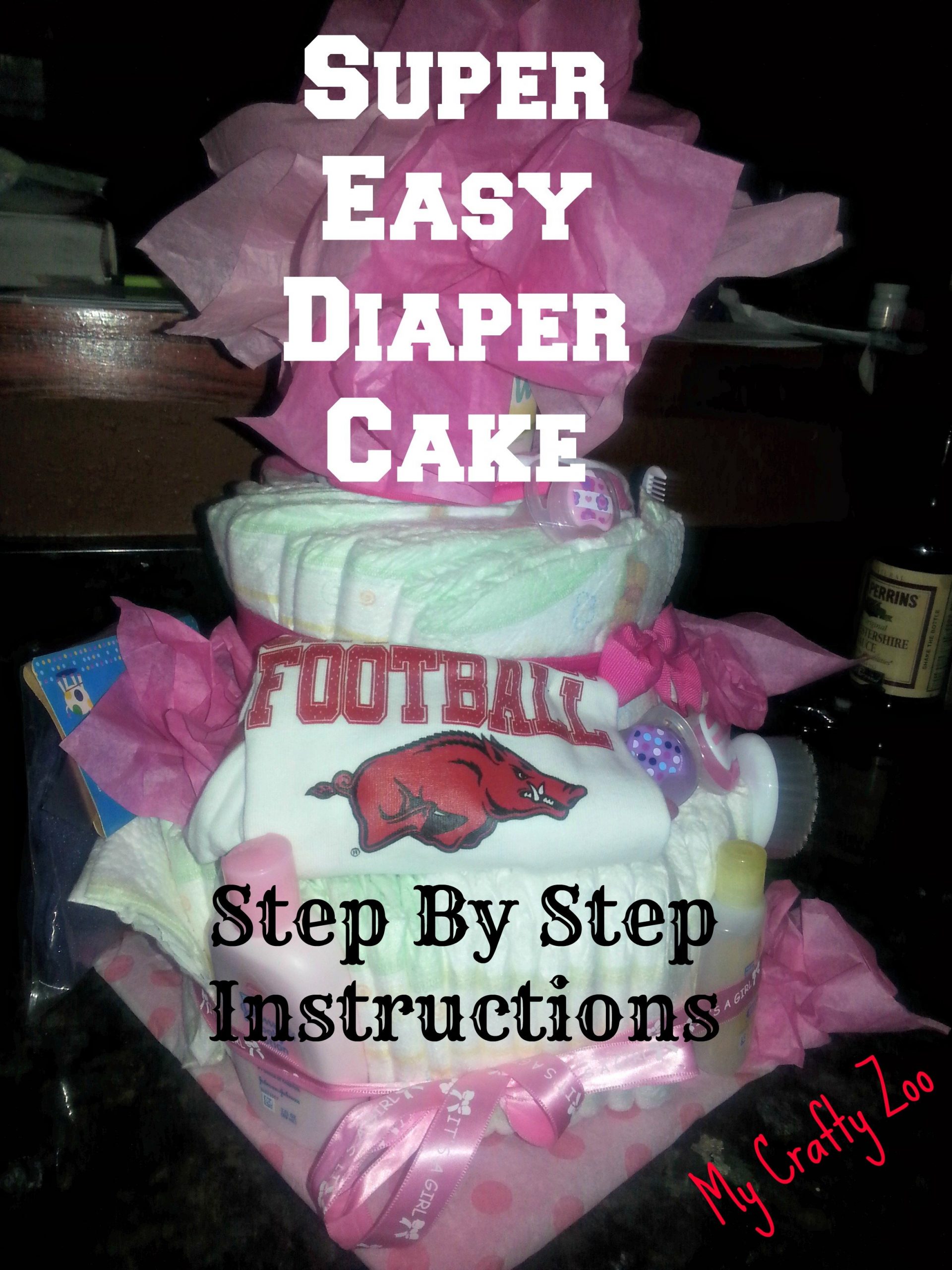 DIY Diaper Cake