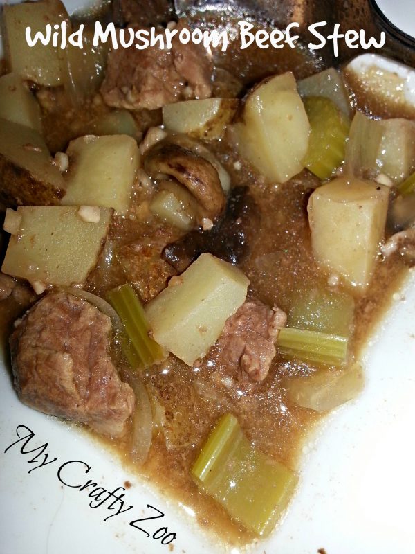 Wild Mushroom Beef Stew - My Crafty Zoo