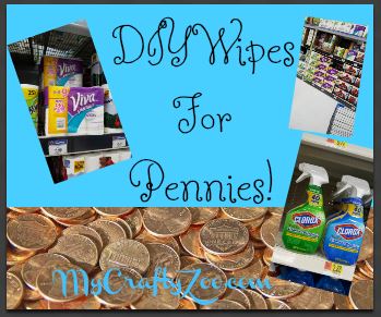 DIY Wipes for Pennies with @Viva @Clorox & @Wal-Mart!
