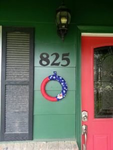 Dollar Tree Patriotic Wreath DIY
