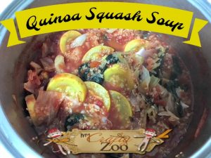 Quinoa Squash Soup: This hearty soup will warm you up and knock you out! All without unhealthy junk!