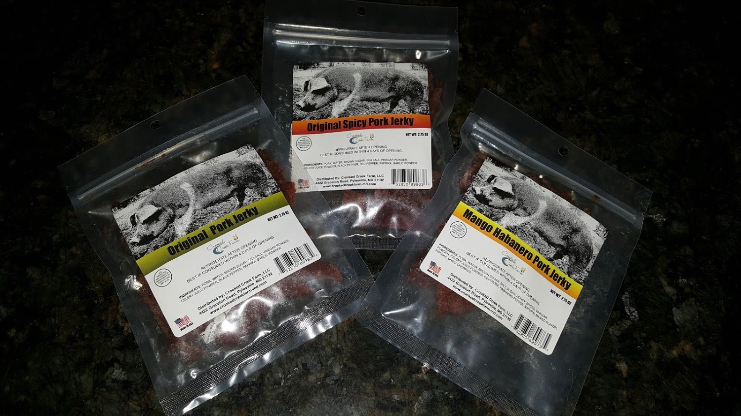 Crooked Creek Farms All Natural Pork Jerky Review