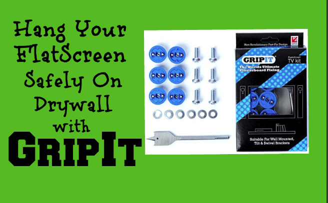How to Hang Your Flat Screen Safely on Drywall with GripIt