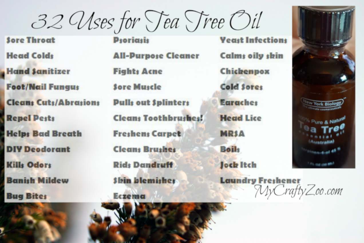 32 Awesome Uses for Tea Tree Oil