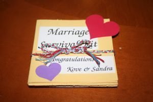 Marriage Survival Kit: DIY Wedding Gift