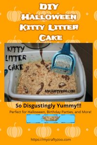 Kitty Litter Halloween Cake: Disgustingly Yummy!