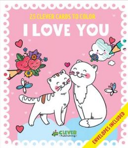 Clever Cards to Color: I Love You #CleverPublishing