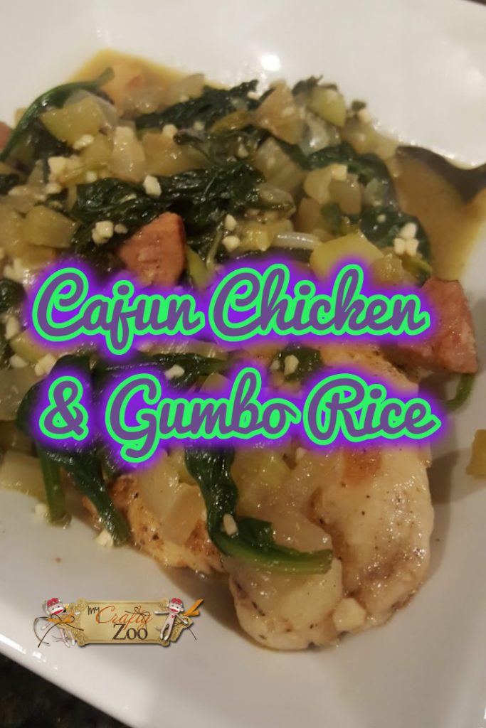Cajun Chicken & Gumbo Rice #Recipe