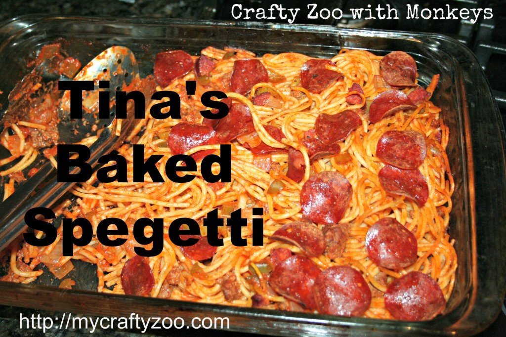 Tina's Baked Spegetti #Recipe