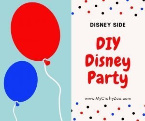 Disney Side DIY Disney @Home Celebration Party