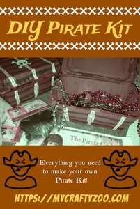 Pirate Kit DIY: For Costumes or Play! @Crafty_Zoo
