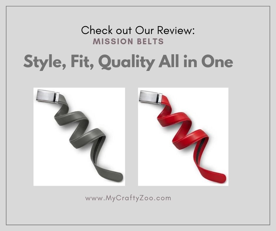 Mission Belts Style, Fit, Quality All in One My Crafty Zoo