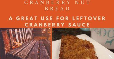 Cranberry Nut Bread: Great Use for Leftover Cranberry Sauce!