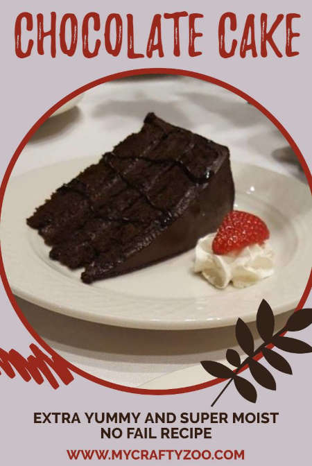 Chocolate Cake Extra Yummy, Super Moist No Fail Recipe @Crafty_Zoo
