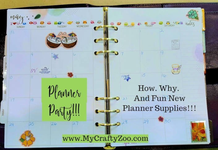 Host a Planner Party #addhappy @weareooly @CraftyZoo