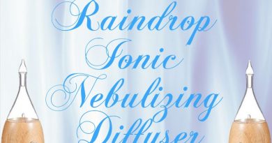 Organic Aromas Diffuser: Raindrop Ionic Nebulizing Diffuser @OrganicAromas @CraftyZoo