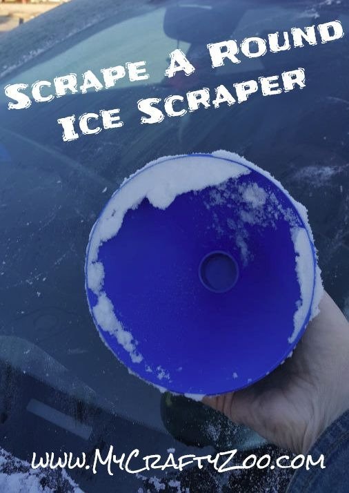 Scrape A Round Ice Scraper: Clears Ice In a Hurry