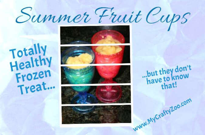 Summer Fruit Cups: Healthy, Delicious Frozen Treat
