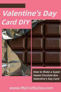 How to Make a Super Sweet Valentine Chocolate Box Card @Crafty_Zoo