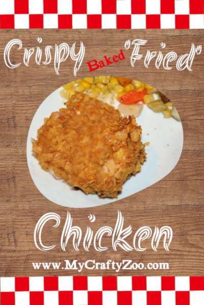 Oven ‘Fried’ Chicken for Crispy Baked Goodness @Crafty_Zoo