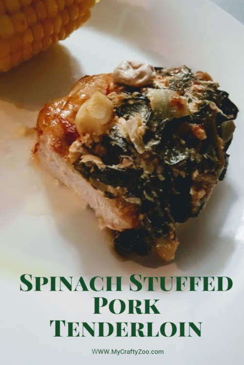 Spinach Stuffed Pork Loin Recipe: Super Moist, Full of Flavor & Gluten Free #Recipe