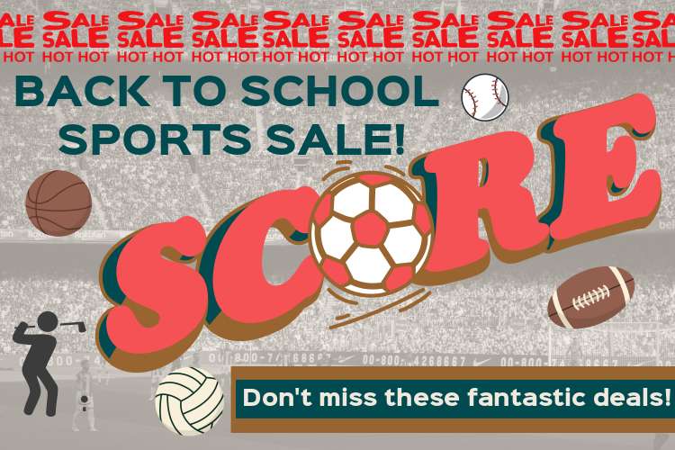 Sports Sale: Back to School Here We Come!