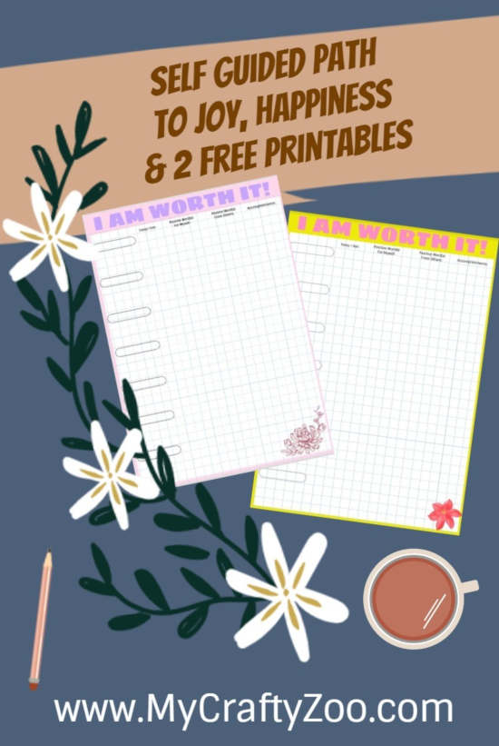 Path to Joy, How to Be Happy & a Free Printable @Crafty_Zoo