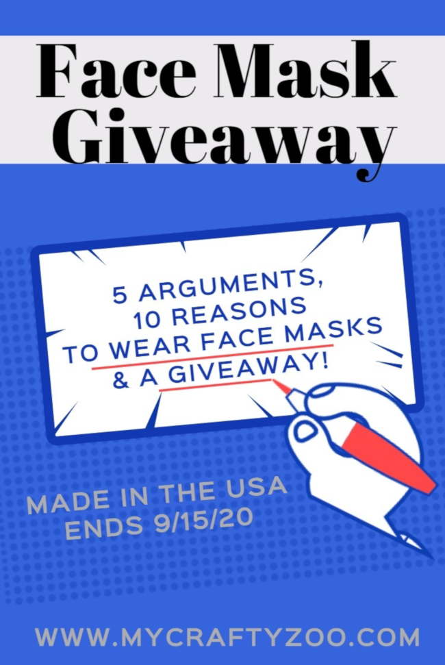 5 Arguments & 10 Reasons To Wear Face Masks + a Giveaway