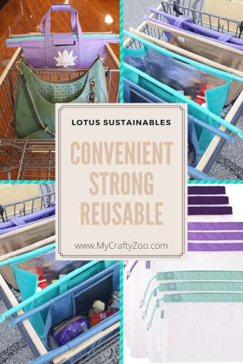 Lotus Sustainables: Convenient. Strong. Reusable. Grocery Bags