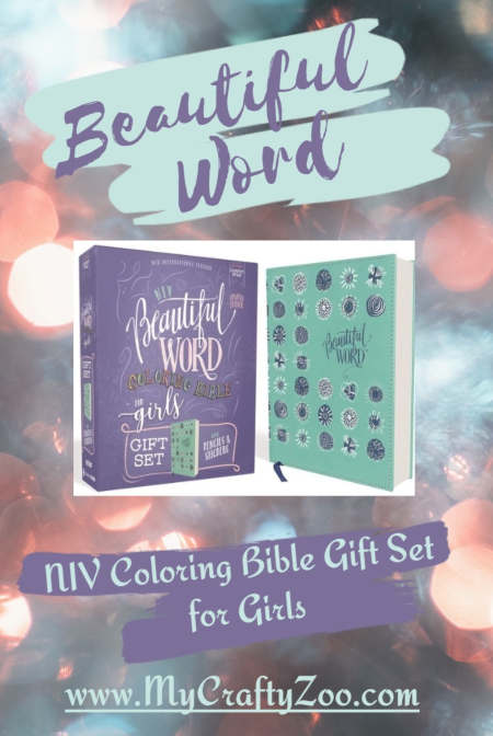 Beautiful Word: NIV Coloring Bible Gift Set For Girls @Crafty_Zoo