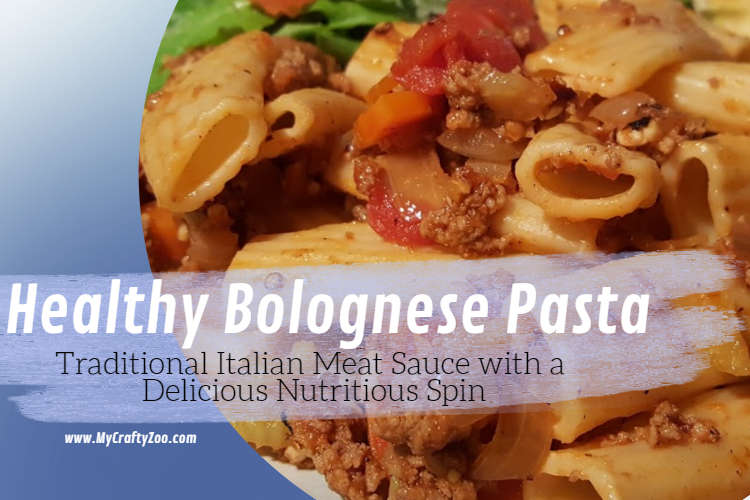 Meat Sauce: How to Make Crave Worthy Healthy Pasta @MyCraftyZoo
