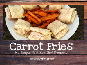 Carrot Fries: My Simple New Healthy Frenemy