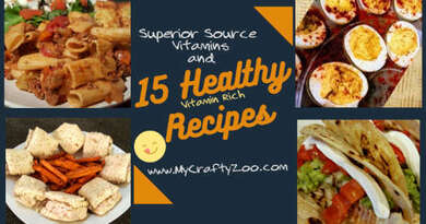 Superior Source Vitamins: 15 Healthy Recipes