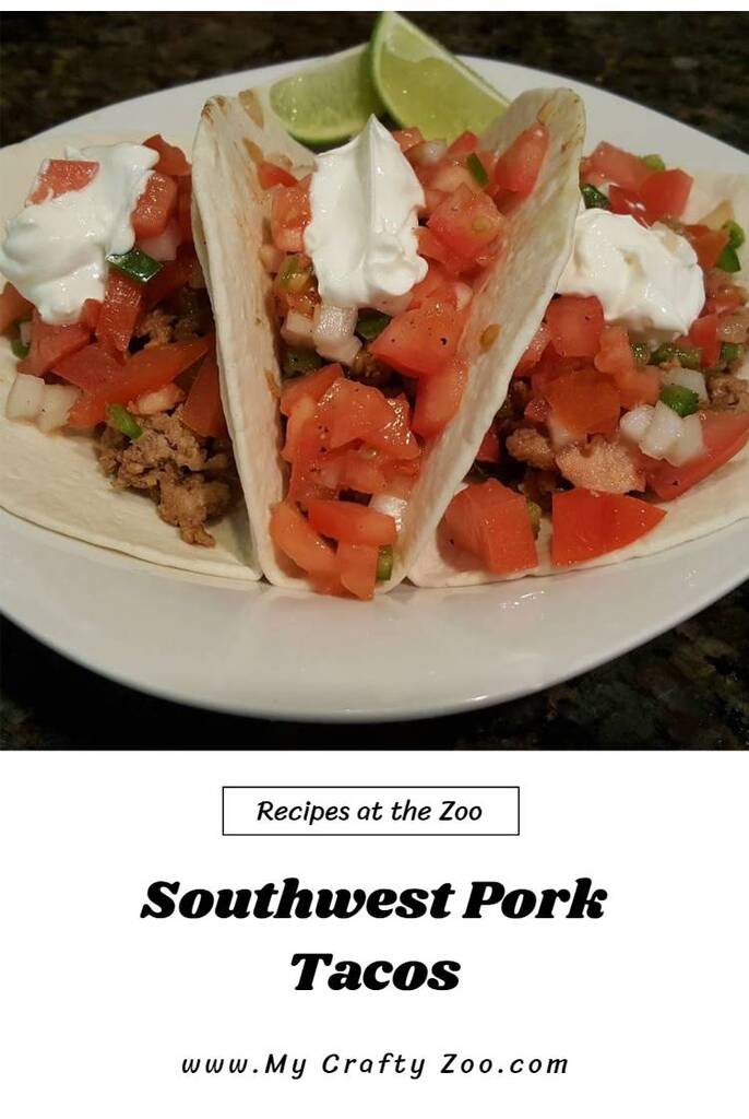  Southwest Pork Tacos Recipe @Crafty_Zoo