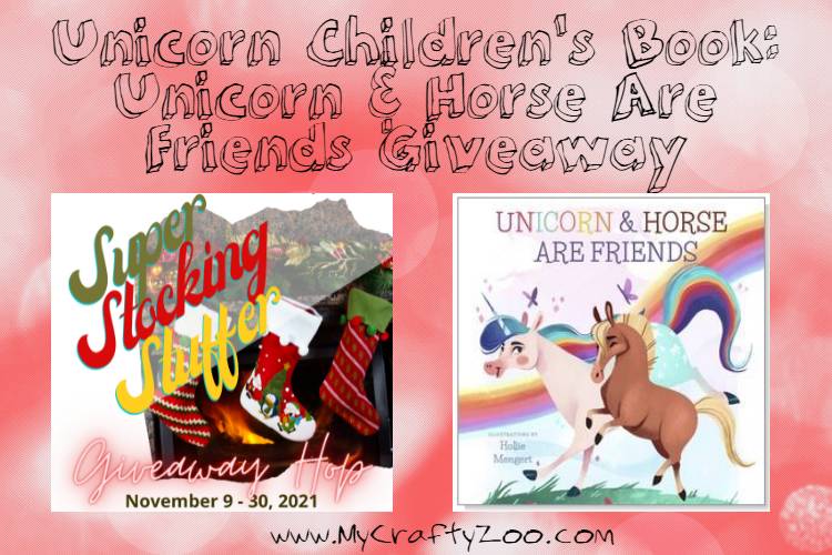 Unicorn Children's Book: Unicorn & Horse Are Friends @CraftyZoo