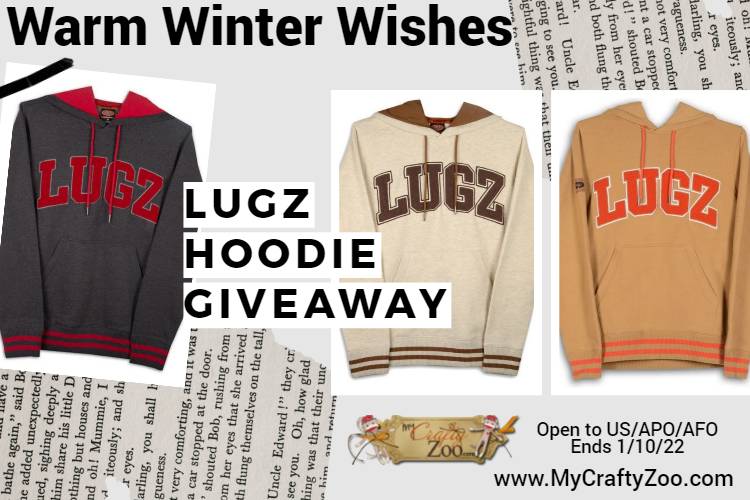 Vintage Hoodie Style: Warm Winter Wishes & Lugz Hoodie Giveaway @CraftyZoo