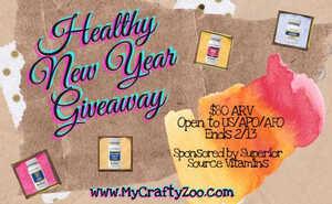 Healthy New Year Giveaway 2022 and a 25% off Discount!
