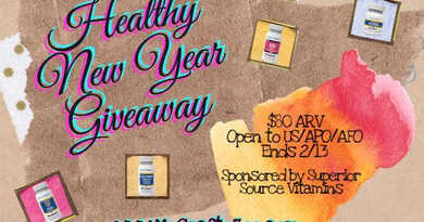 Healthy New Year Giveaway 2022 and a 25% off Discount!