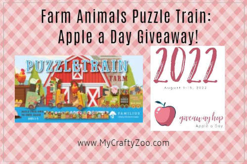 Farm Animals Puzzle Train: Apple a Day Giveaway!