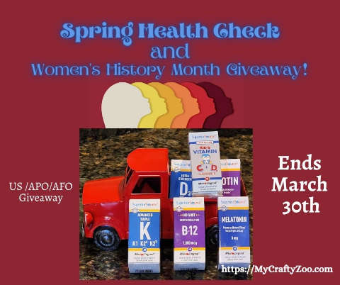 Spring Health Check & Women's History Month Giveaway